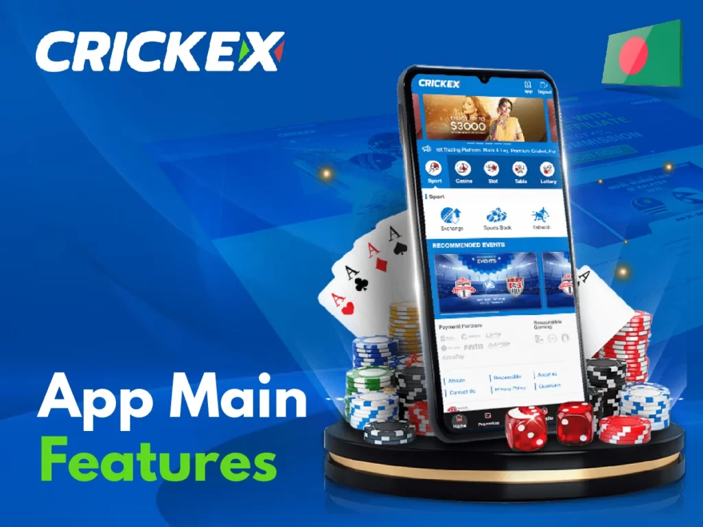 Crickex88 BD app features