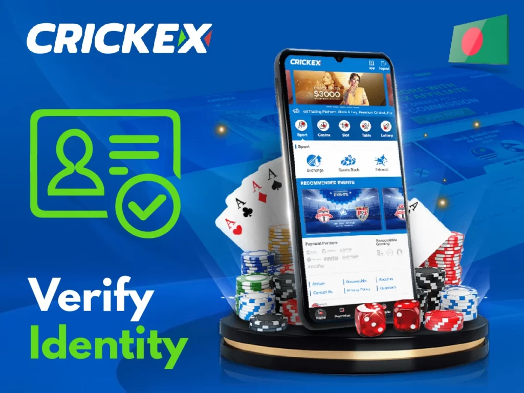 Crickex88 BD account verify Identity