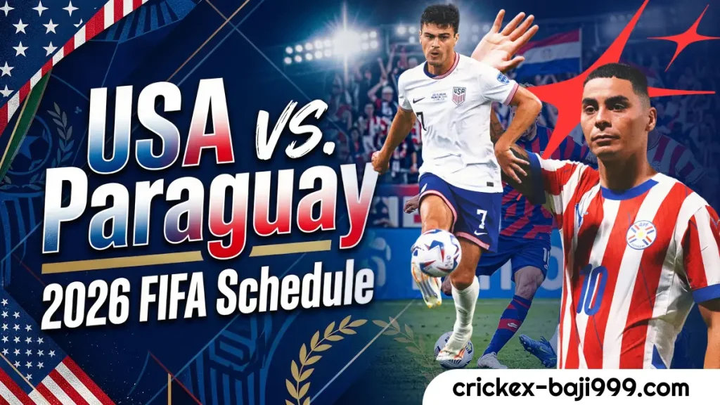 USA vs. Paraguay 2026 FIFA Schedule : Can the USMNT Handle the Host Nation Pressure ? 1 USA vs. Paraguay 2026 FIFA Schedule : Can the USMNT Handle the Host Nation Pressure